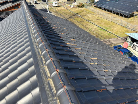 関市での屋根葺き替え工事