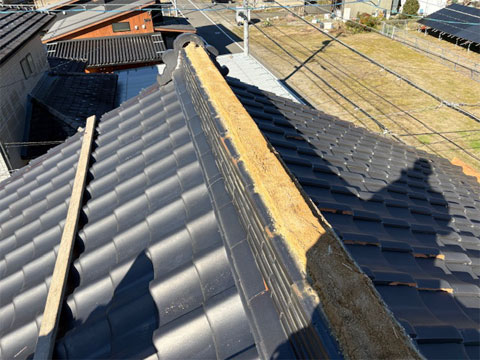 関市での屋根葺き替え工事
