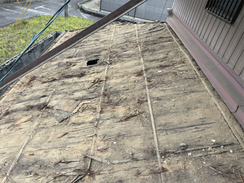 犬山市での屋根葺き替え工事