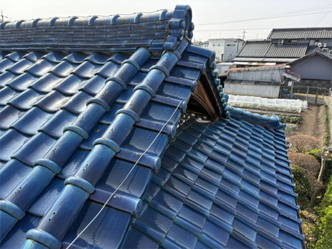各務原市での屋根葺き替え工事
