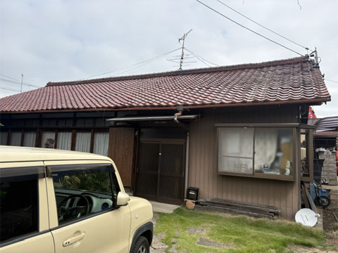 江南市での屋根葺き替え工事