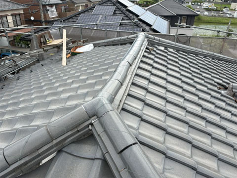 犬山市での棟の組み直し